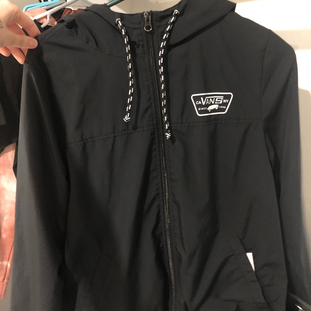 Black Vans Wind breaker